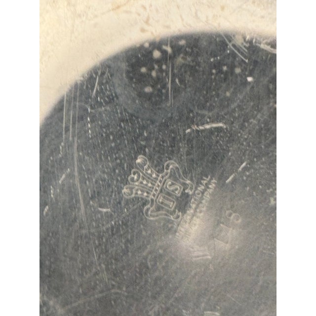 Platinum 1940s Onate Silverplate Shallow Dish For Sale - Image 8 of 16
