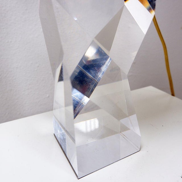 Vintage Sculptural Table Lamp, 1980 For Sale - Image 12 of 15