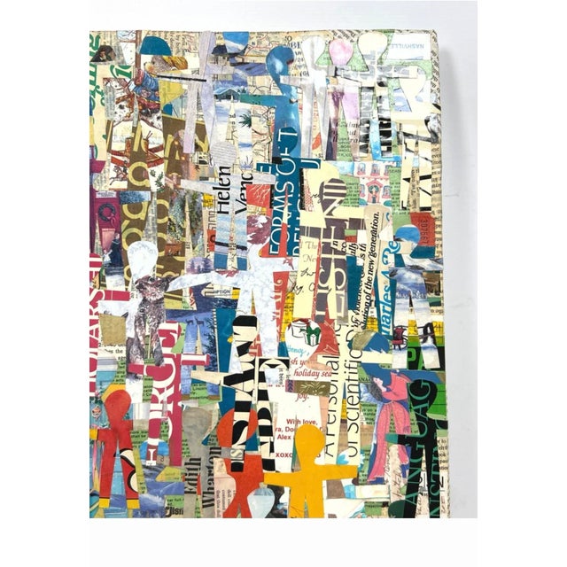 Contemporary Stanley Green Figurative Paper Collage For Sale - Image 3 of 10