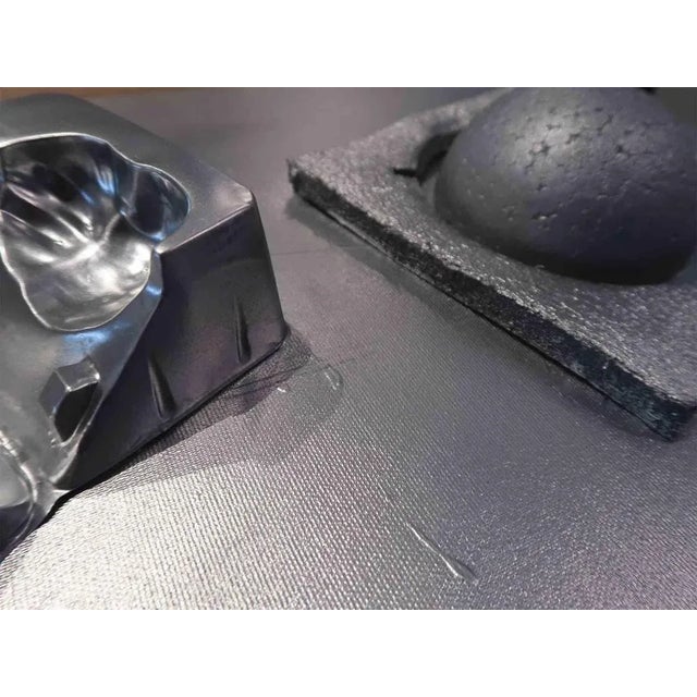 Contemporary Anna Maria Caboni, Metallic City, Acrylic & Plastic, 2023 For Sale - Image 3 of 4