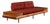 Adrian Pearsall 1709-S Style Platform Sofa With Floating Walnut End Tables For Sale