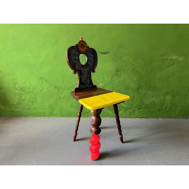 My land is your land farm chair by markus friedrich staab one of a kind dimensions: d 45 x w 42 x h 86 cm. Materials:...