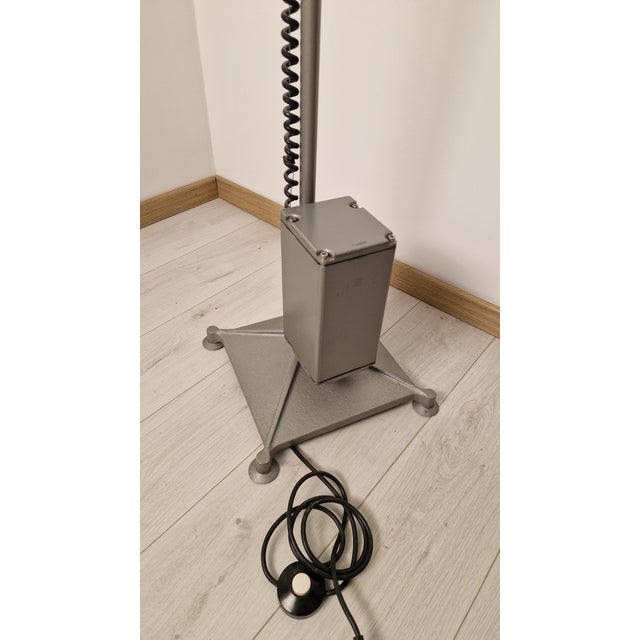 Lingotto Floor Lamp in Cast Iron and Steel by Renzo Piano for Guzzini For Sale - Image 9 of 15