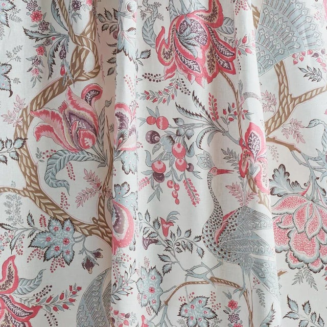 Not Yet Made - Made To Order Sample - Schumacher Aveline Linen Fabric in Rose For Sale - Image 5 of 6