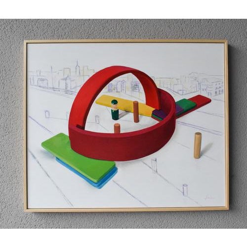 María Magán Lampón, Cityscape, 2026, Acrylic For Sale - Image 8 of 13