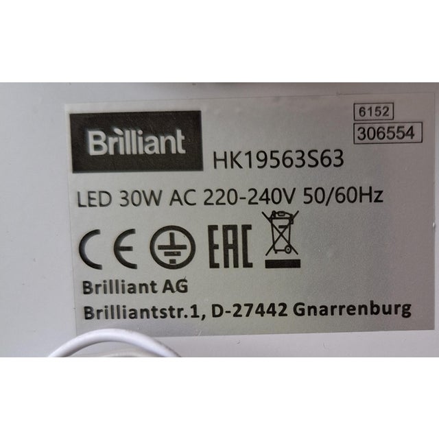 Metal Vintage Ceiling Lamp in Grey and White Plastic by Brilliant, 2010 For Sale - Image 7 of 8