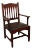 L. & J.G. Stickley Antique Mission Mahogany Armchair For Sale