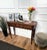 Rustic Country Italian Carved Wood Wall Console Side Table, 1960s For Sale - Image 4 of 10