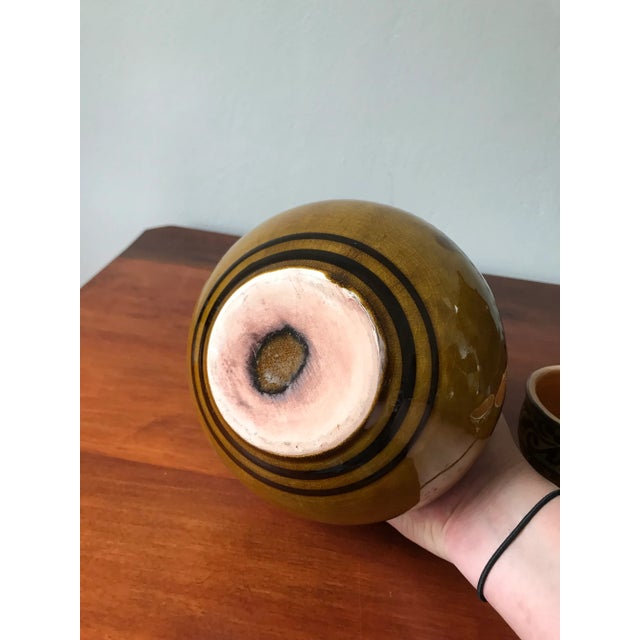 The colors and design of this set are just soooo good! We are told it's from Morocco but is unsigned.