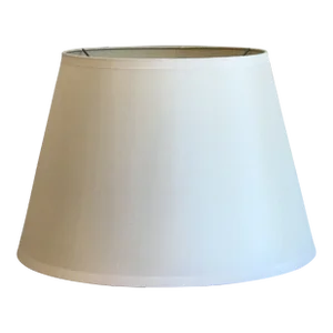 Restoration Hardware Off White English Barrel Linen Shade