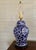 Chinoiserie Blue and White Lamp For Sale - Image 4 of 5