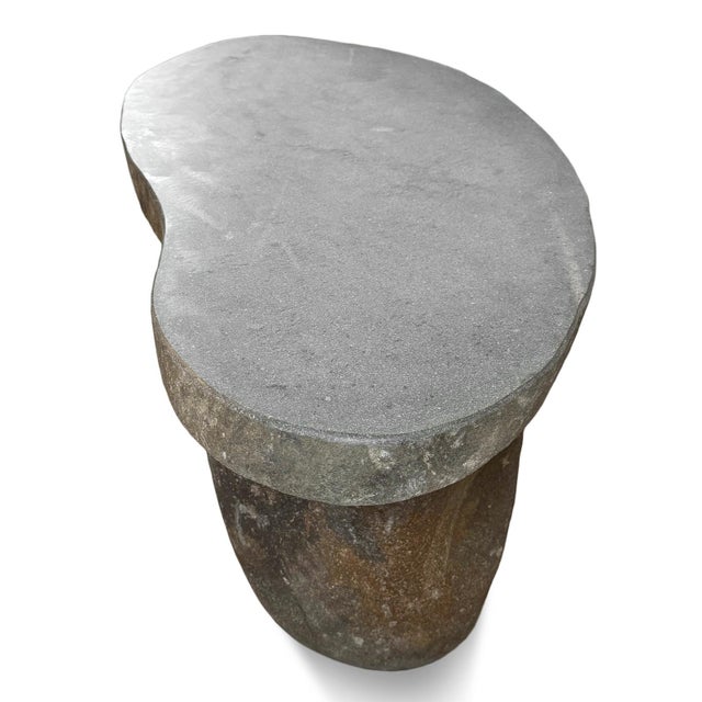 Stone Boulder Organic Modern Outdoor Bench / Coffee Table For Sale In Los Angeles - Image 6 of 8