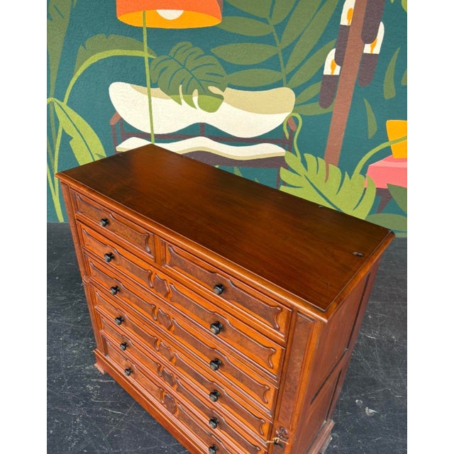 Wood Antique Lockside Chest For Sale - Image 7 of 16