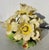 1990s Italian Ceramic Floral Bouquet For Sale - Image 9 of 9