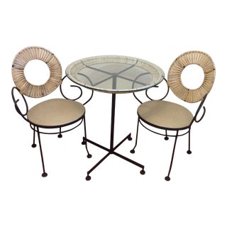 Mid-Century Modern Arthur Umanoff Cafe Set C. 1950 For Sale