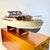 1950s 1950s Vintage Nautical Coastal Arts & Crafts Hand Made Boat Model With Case, Propeller Powered For Sale - Image 5 of 18