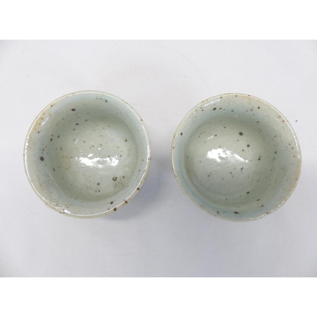 Late 19th Century Late 19th Century Chinese Qing Dynasty Wedding Teacups (Double Happiness Pattern) - a Pair For Sale - Image 5 of 11