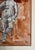Impressive 1960’s Vintage Abstract Expressionist Painting of a Standing Figure by Artist Michael Davies, 15” X 12.5” For Sale - Image 6 of 9