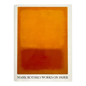 " Mark Rothko : Works on Paper " Vintage 1984 1st Edtn Abstract Expressionist Lithograph Print Hardcover Exhibition Art Book