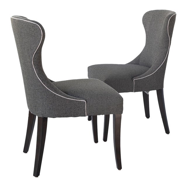 Set of 8 Lee Industries Marie Belgian Side Chairs For Sale