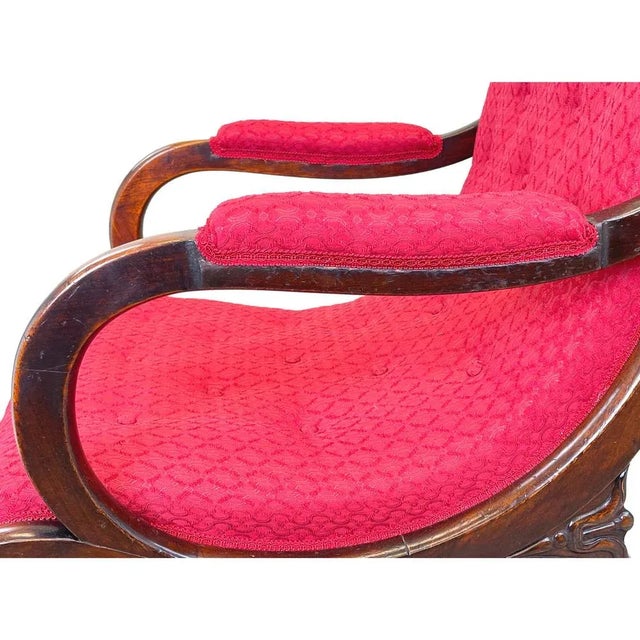 Hollywood Regency Regency Library Armchair, 1835 For Sale - Image 3 of 11