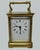 Antique French Ormolu Gilt Bronze Brass Miniature Mantle Clock Jackson Paris 19c For Sale - Image 6 of 12