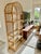 The Inside Boho Chic Mid Century Vintage Bamboo 5 Tier Glass Shelf / Etagere For Sale - Image 4 of 8