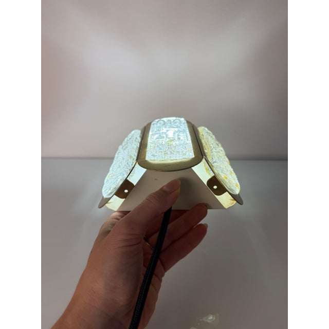 Gold Glass Wall Lamp from Vitrika, Denmark For Sale - Image 10 of 11