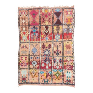 Vintage Boujad Moroccan Rug, 05'09 X 07'09 For Sale
