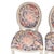 Antique White 1980s French Style Shabby Chic Dining Chairs Floral Upholstery Distressed Crackle Finish - Set of 4 For Sale - Image 8 of 18