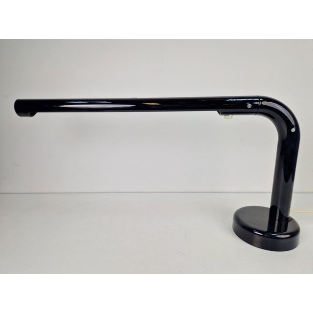 Vintage Black Tube Desk Lamp by Anders Pehrson for Atelje Lyktan, 1970s For Sale - Image 6 of 13