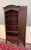 Brown Antique French Louis XV Style Armoire Cupboard Linen Cabinet Bonnetiere Oak For Sale - Image 8 of 18