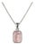 Rose Quartz Stackable Pendant, Pink Gemstone Dainty Pendant For Sale