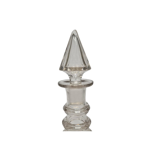 Biedermeier Crystal Carafe, Denmark, 1890s For Sale - Image 5 of 14