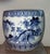 Antique Blue and White Porcelain Hibachi (Charcoal Brazier) Circa 1880-1905 For Sale - Image 14 of 14