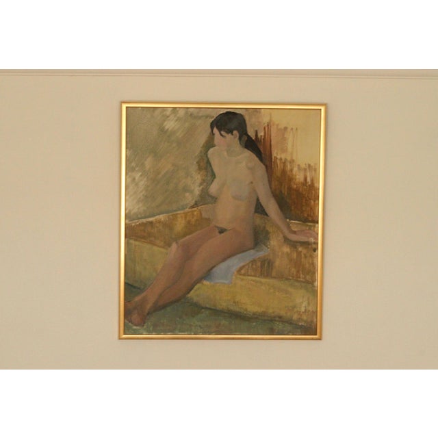 1970s Penzell, Model, 1973, Oil on Canvas, Framed For Sale - Image 5 of 18