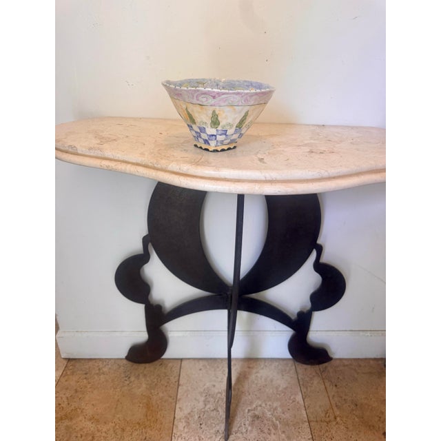 Folk Art Hand Painted Signed Ng Studio Pottery Bowl For Sale - Image 3 of 7