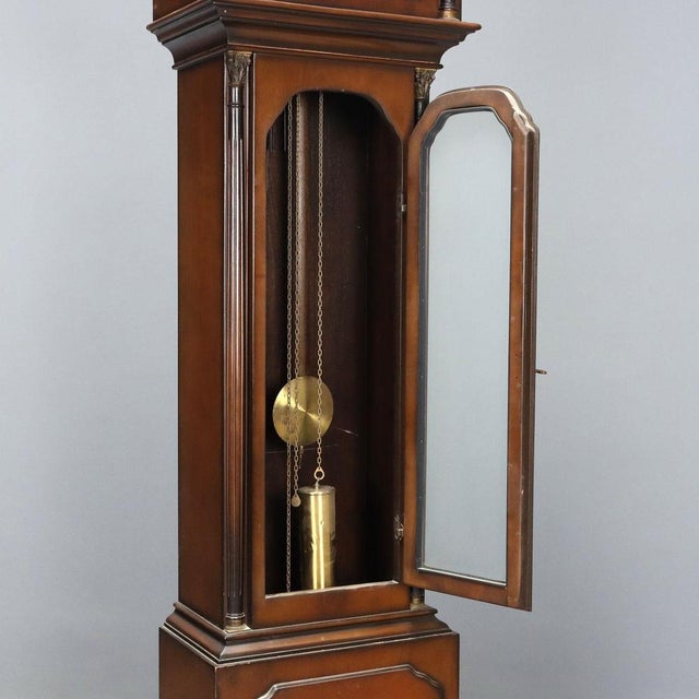 Walt Painted Wood Pendulum Clock, Germany, 1900s For Sale - Image 11 of 14
