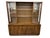 Broyhill Brasilia Mid-Century Modern Broyhill Brasilia 2-Piece Walnut China Cabinet For Sale - Image 4 of 8