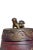 Asian Late 19th Century Chinese Mahogany Barrel Box With Brass Mounts For Sale - Image 3 of 11