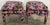Black Vintage Abstract Upholstered Parsons Stools, a Pair For Sale - Image 8 of 11