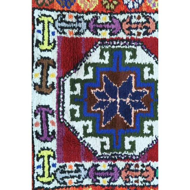 1960s Vintage Turkish Handknotted Runner Rug - 31"x128" For Sale - Image 9 of 11