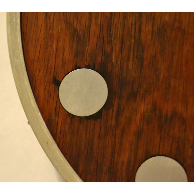 1970s Howard Miller Wall Clock Designed by Arthur Umanoff Zebra Wood & Chrome For Sale In Miami - Image 6 of 12