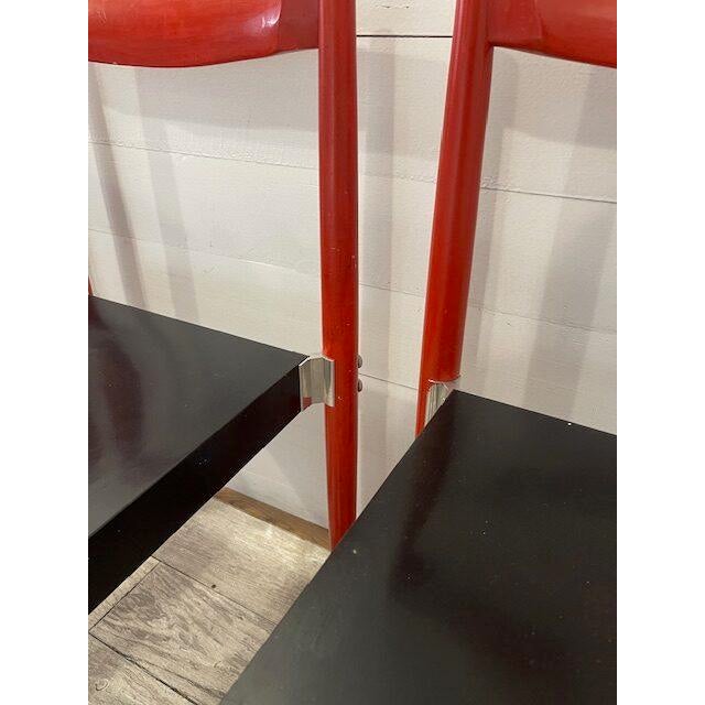 Vintage Dining Chairs from Bukosa, Vranov Nad Toplou, 1965, Set of 4 For Sale - Image 4 of 10