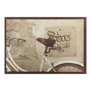 Late 20th Century Cyanotype Bicycle Graffiti Photograph