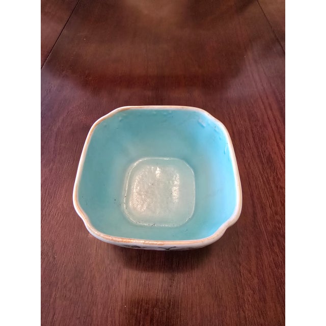 1930s Antique Signed Chinese Porcelain Bowl With Bug For Sale - Image 5 of 7