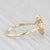 2020s New VS2 Diamond Cross Ring 14k Yellow Gold Size 6.5 For Sale - Image 5 of 8
