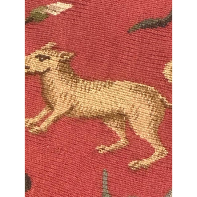 Mid-Century French Handwoven Wool Aubusson Tapestry, 1940s For Sale - Image 12 of 18