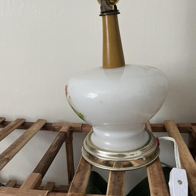 Vintage Jack Jill Milk Glass Nursery Rhyme Table Lamp Night Light For Sale - Image 12 of 18