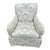 Coastal Swivel Rocker Club Chair in Coastal, Soft Color Palette For Sale - Image 3 of 4